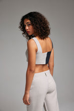 Load image into Gallery viewer, The Reversible Top ( Sesame X Midnight Blue)