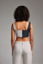 Load image into Gallery viewer, The Reversible Top ( Sesame X Midnight Blue)