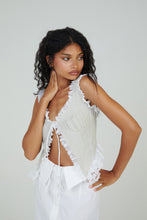 Load image into Gallery viewer, The Corset Linen Top