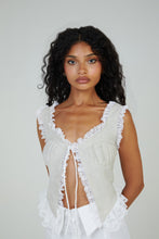 Load image into Gallery viewer, The Corset Linen Top