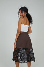 Load image into Gallery viewer, The Lace Wrap Skirt