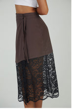 Load image into Gallery viewer, The Lace Wrap Skirt
