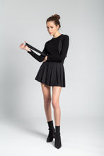 Load image into Gallery viewer, Pleated Skirt in Black