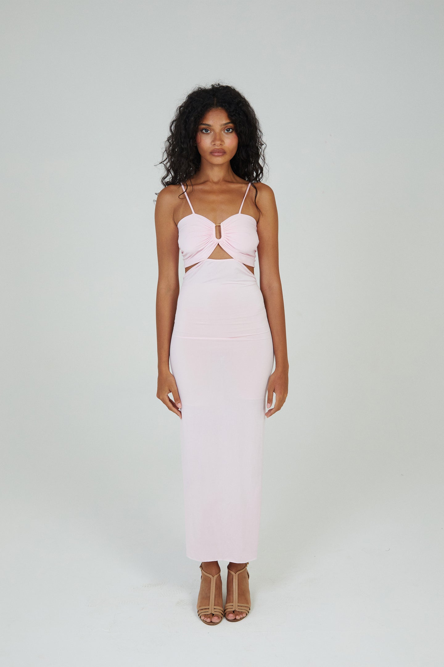 The BodyCon With Front Detail in Pink