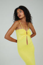 Load image into Gallery viewer, The BodyCon With Front Detail in Yellow
