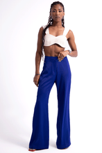 Load image into Gallery viewer, The Blue Satin Pants
