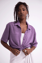Load image into Gallery viewer, The Purple Linen Shirt (G-neutral)
