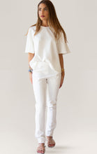 Load image into Gallery viewer, The French Crépe Tee In White
