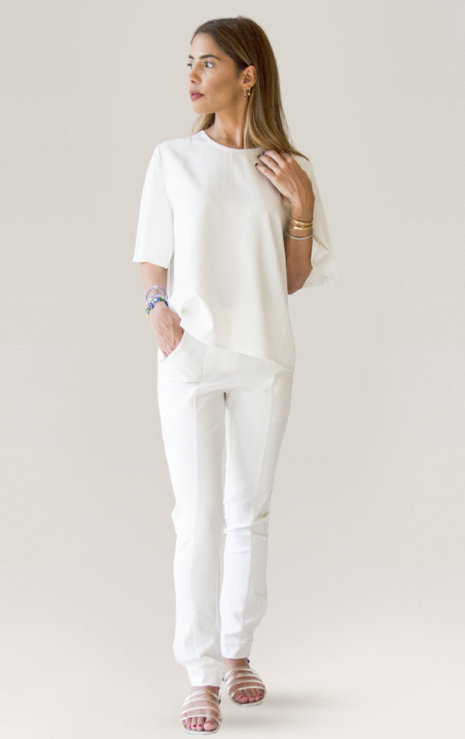 The White Summer Pants