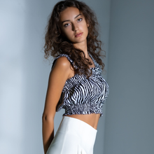Load image into Gallery viewer, The Zebra Print Top
