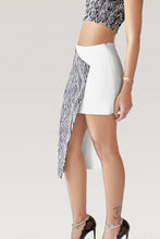 Load image into Gallery viewer, The Zebra Wrap Mini Skirt
