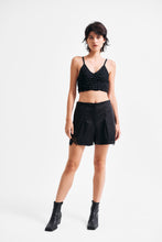 Load image into Gallery viewer, The Lace Trim Satin Shorts
