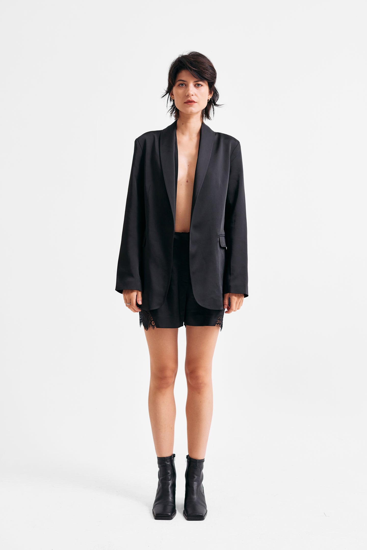 The Satin Blazer