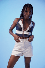 Load image into Gallery viewer, The High Waisted Denim Shorts
