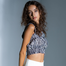 Load image into Gallery viewer, The Zebra Print Top
